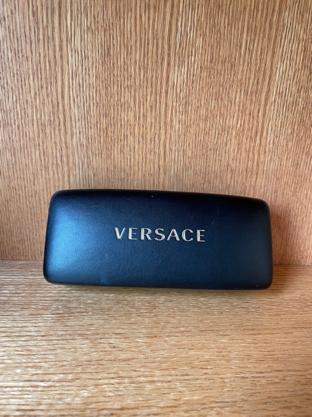 Versace Black and Gold Logo Sunglasses Case
